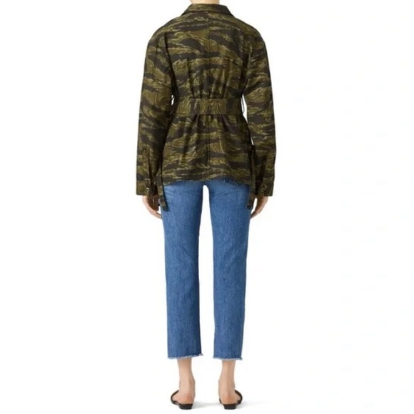 Proenza Schouler- Camouflage Jacket with Removable Belt - Picture 3 of 10